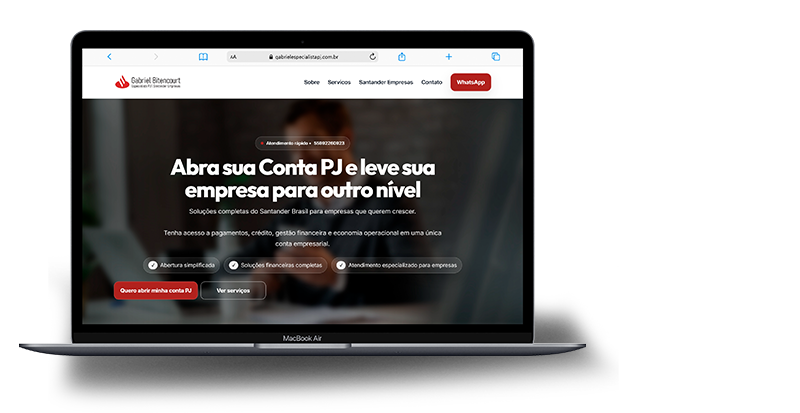Crie seu site profissional em minutos